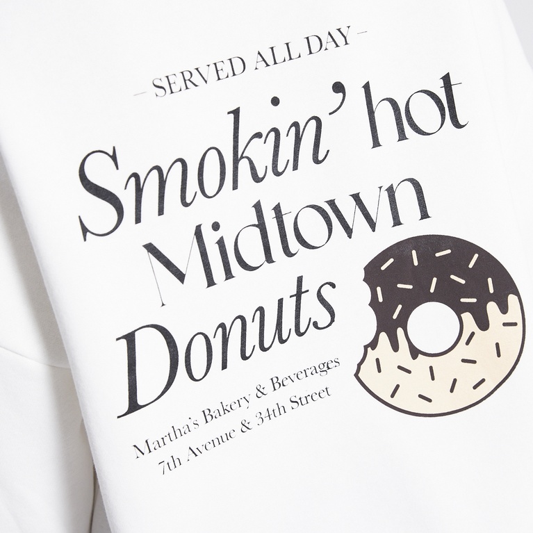 Printed heavy sweatshirt "Nora Printed"